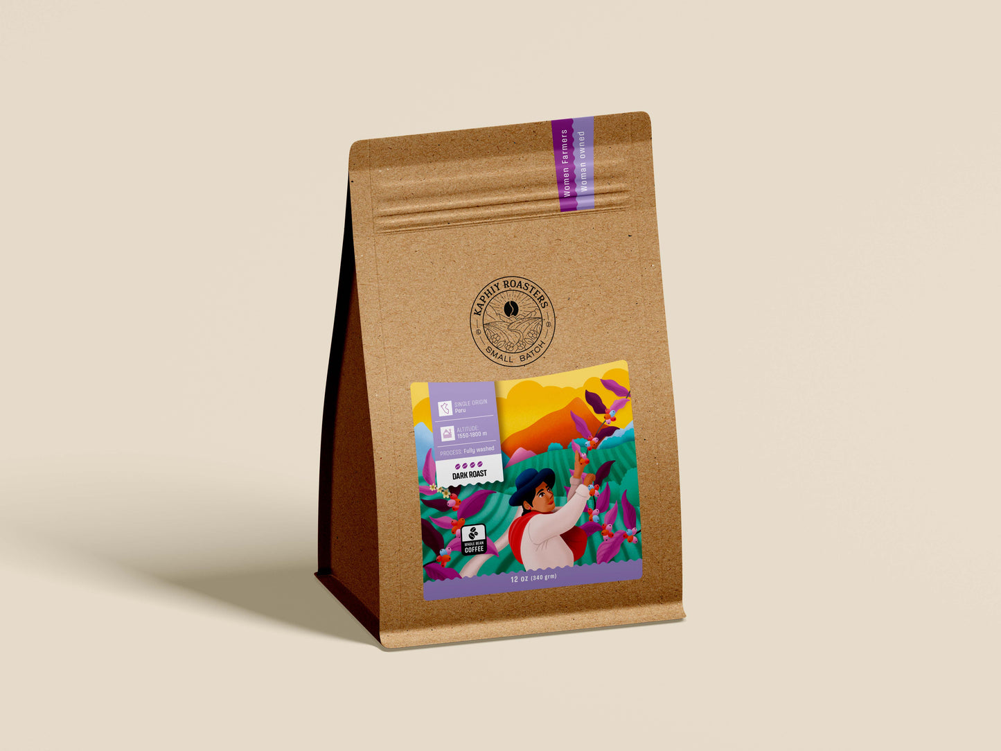 Dark roast Lonya Grande, Amazonas, Peru